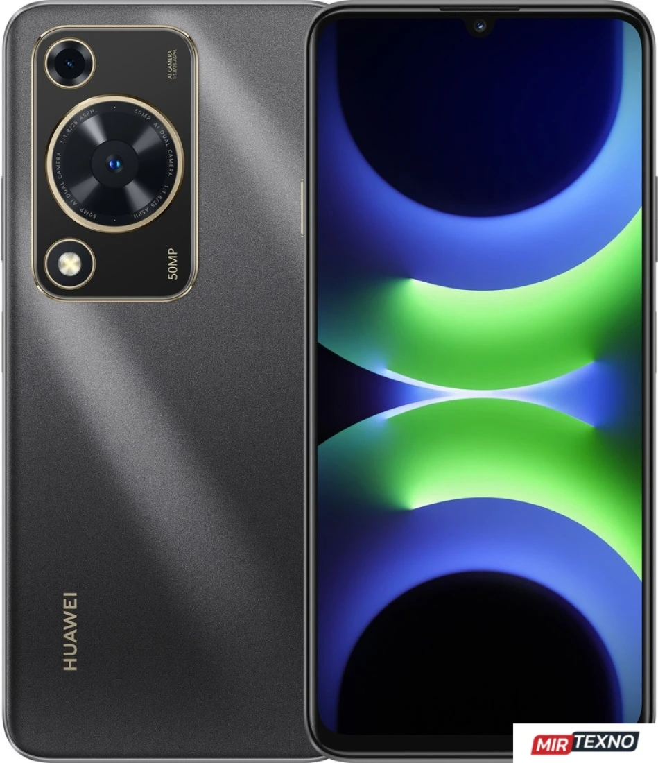 Телефон Huawei nova Y63 GFY-LX1 6GB/128GB – вид спереди и сзади