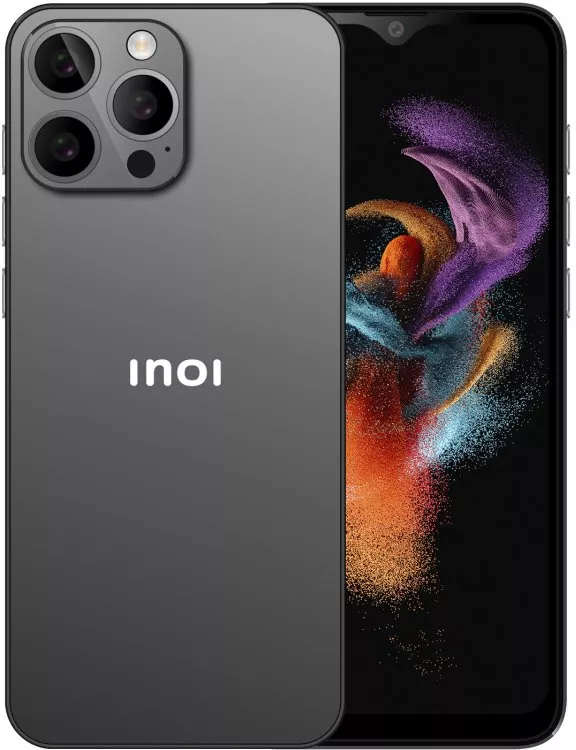 Телефон Inoi Note 13s 4GB/128GB с NFC – вид спереди и сзади