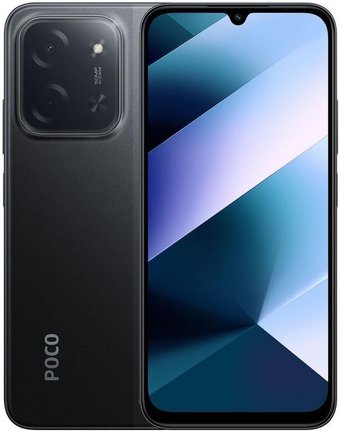Телефон POCO C85 6GB/128GB – вид спереди и сбоку